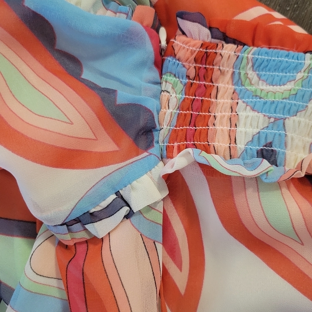 ALEXIS for Target Mixed Floral Sleeveless Tiered Ruffle Dress - Picture 8 of 15